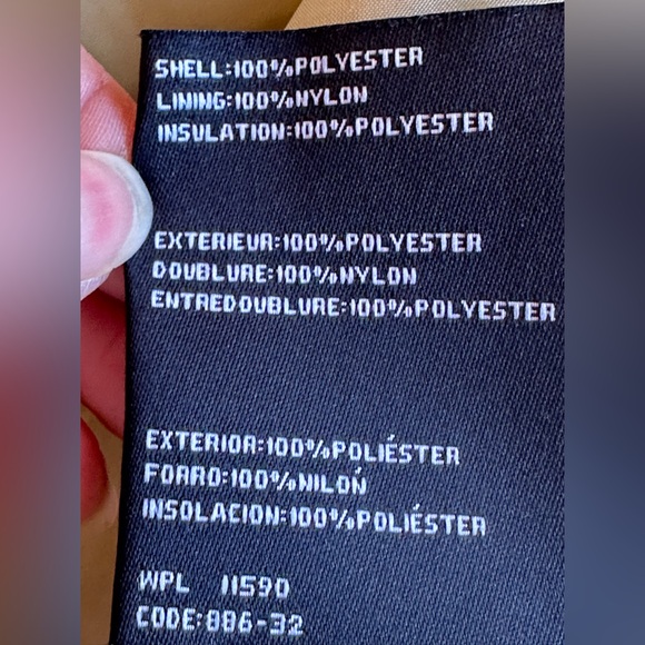 Weatherproof Garment Company Vanilla  Quilted Jacket With Pockets Zip Up Sz S - Picture 13 of 16